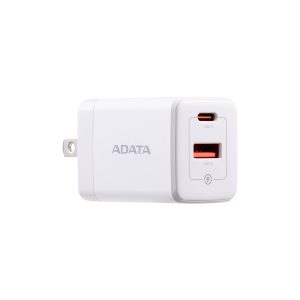 Cargador de pared ADATA,35W, Admite los estándares de carga rápida PD3.0 y QC 3.0 . Color BLANCO, CHARGERU-0352-QCPDWH