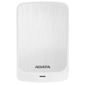 Disco Duro Externo ADATA 2.5 HV320 1TB, USB 3.2, Gen1 (USB 5Gbps) compatible con 3.1 y 2.0. BLANCO. AHV320-1TU31-CWH