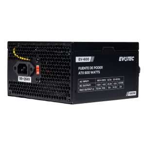 Fuente De Poder EVOTEC De 600W Ev-600