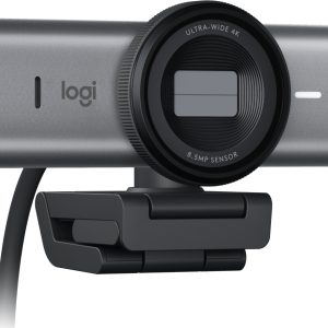 Logitech Cámara web MX Brio 960-001548.Ultra HD 4K para colaboración y streaming.