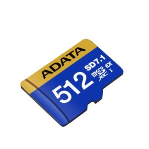 MicroSDXC ADATA, 512GB SD7.1 Express UHS-I U3 V30, Clase 10 (A2), PCIe Gen3 x1, Velocidades de lectura y escritura de hasta 800/700 MB/s UD512GEX3L1-C