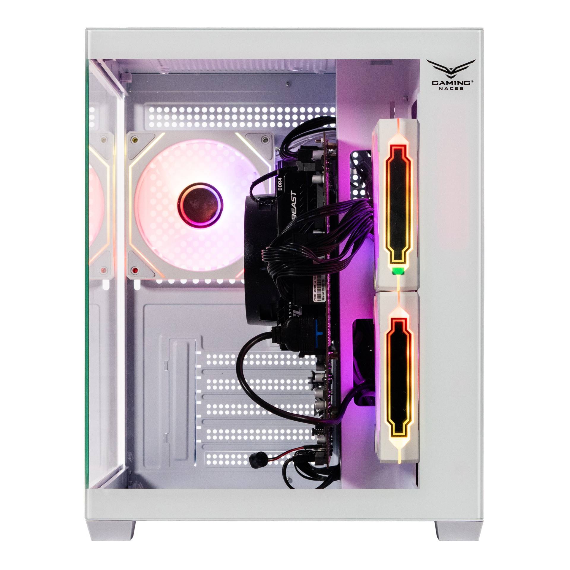 NACEB GABINETE GAMER C/VENTANA NA-0636B