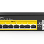 Netis Switch POE P110C, 8 Puertos POE y 2 Puertos Uplink, 120W, 100 Mbps, IA Watch Dog, Plug & Play, 250 metros de alcance en transmisión, No Administrable
