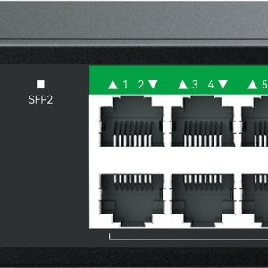 Netis Switch POE P124GC, 24 Puertos POE y 2 Puertos SFP, 375W,1000 Mbps,IA Watch Dog, Plug & Play,250 metros de alcance en transmisión,No Administrable