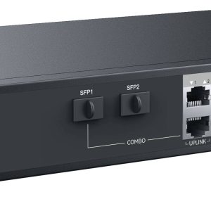 Netis Switch POE P124GH,24 Puertos POE y 4 Puertos Uplink,375W,1000 Mbps, IA Watch Dog, Plug & Play, 250 metros de alcance en transmisión,No Administrable