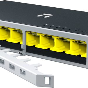 Switch NETIS modelo ST108GD, 8 puertos Gigabit Switch de escritorio, carcasa metálica con Seguro de conector incorporado, No administrable