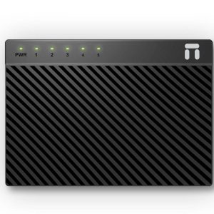 Switch NETIS modelo ST3105C,5 puertos 10/100Mbps Switch de escritorio con Seguro de conector incorporado,No administrable