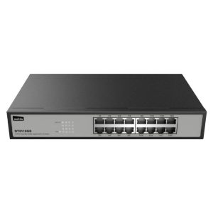 Switch NETIS modelo ST3116GS, 16 puertos Gigabit, montable en rack, No administrable