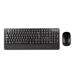 Teclado y Mouse PROOF COMBO TZCOMBINA07 TECHZONE , color negro, 105 teclas, 1200 DPI, compatibilidad con Windows y MacOS