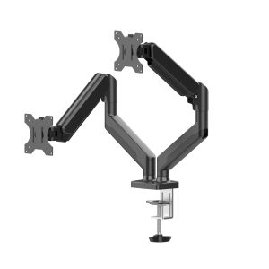 Brazo Articulador Para Dos Monitores Naceb (NA-0214), Brazo Articulador Para Dos Monitores Na-0214 Negro Dsa2102