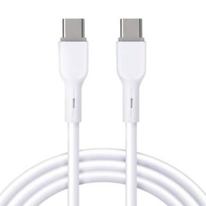 CABLE USB V3.0 TIPO C – C, 1 METRO, BLANCO, BROBOTIX &nbsp;6006849