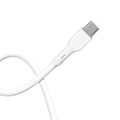 CABLE USB V3.0 TIPO C – C, 1 METRO, BLANCO, BROBOTIX 6006849