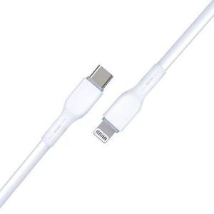 CABLE USB V3.0 TIPO C - LIGHTNING, 1 METRO, BLANCO, BROBOTIX&nbsp; 6006818