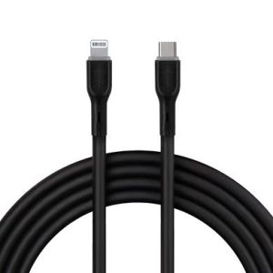 CABLE USB V3.0 TIPO C - LIGHTNING, 1 METRO, NEGRO, BROBOTIX 6006832