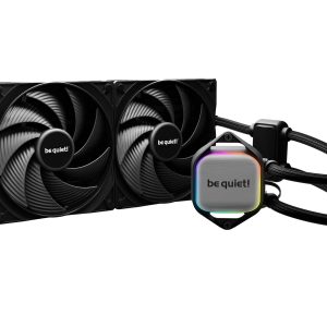 ENFRIADOR be quiet! Pure Loop 2 FX 280 mm BW018 es una unidad de refrigeración por agua todo en uno silenciosa y de alto rendimiento, con iluminación ARGB