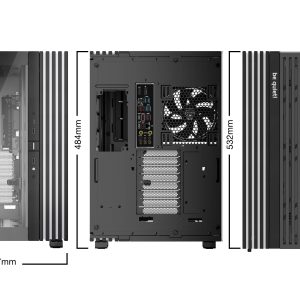 GABINETE be quiet! BGW71 Light Base 900 FX Black con ventiladores ARGB