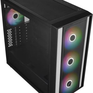 Gabinete Gaming Cooler Master MasterBox 600 ARGB (MB600-KGNN-S00), Color Negro
