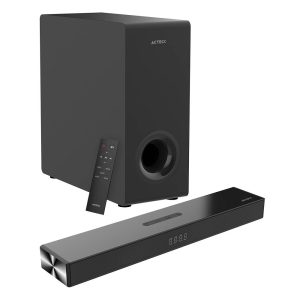 Sistema De Soundbar 2.1 Dynamic Thin BS600 Advanced Series,Control Remoto incluido, Color Negro. AC-940801