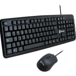 Kit de Teclado y Mouse Nextep NE-416 Negro 800 DPI 3 Botones/104 Teclas interfaz USB