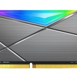 Memoria RAM ADATA XPG SPECTRIX D50, DDR4 16GB KIT (2X8GB) UDIMM 3200MHz, con Iluminación RGB. Disipador COLOR GRIS TUGSTENO AX4U32008G16A-DT50
