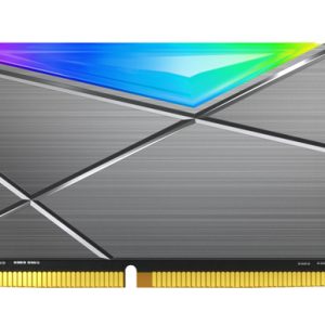 Memoria RAM ADATA XPG SPECTRIX D50, DDR4 16GB KIT (2X8GB) UDIMM 3200MHz, con Iluminación RGB. Disipador COLOR GRIS TUGSTENO AX4U32008G16A-DT50