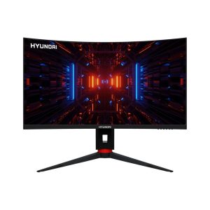 Monitor Gaming, Curvo, LED, HYUNDAI 31.5 Pulgadas HT32CGMBK04 Resolución 2560x1440,180Hz, Incluye cable HDMI, Negro