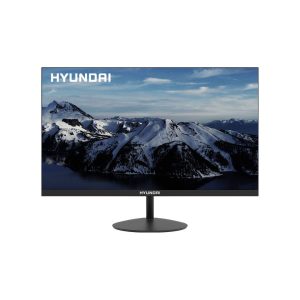 Monitor LED, HYUNDAI 23.8 Pulgadas HT24FOMBK02 Resolucion 1920x1080 Full HD, Montaje Vesa, Incluye cable HDMI, Negro