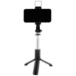 PC-120414 Bastón tripie selfie stick plegable con luz led Selfix | PERFECT CHOICE