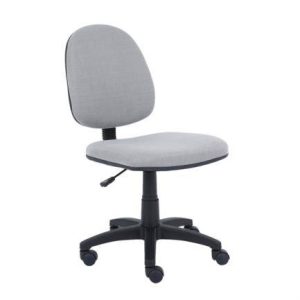 Silla Básica Nextep NE-650BG de Altura Ajustable Color Gris, Base Giratoria Tela en Malla Ajustable 10 cm, Cromada , soporta hasta 120 kg