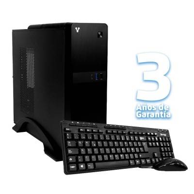 COMPUTADORA VORAGO SLIMBAY 5 CORE I3 12100 16GB 512GB M.2 NODVD WIN TRIAL - 3 años de garantía // Incluye kit de teclado y mouse