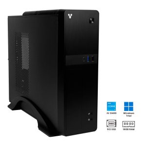 COMPUTADORA VORAGO SLIMBAY 5 CORE I5 12400 16GB 512GB M.2 NODVD WIN TRIAL - 3 años de garantía // Incluye kit de teclado y mouse