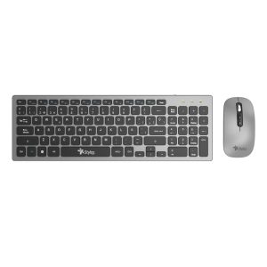 Combo Inalámbrico Recargable 2 en 1 Stylos STPKTM6G Teclado 96% Membrana 96 teclas Conexión USB Nano