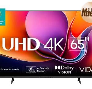 Televisor Hisense 65A65NV, 65 pulgadas, LED 4K UHD, 3840 x 2160 Pixeles, VIDAA SMART TV