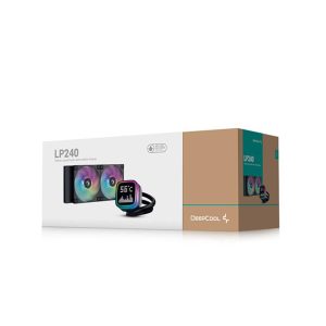 Enfriamiento Liquido DeepCool LP240 ARGB , 2 x 120mm, 600-2400 RPM Negro R-LP240-BKMSNC-G-1