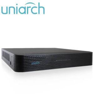NVR UNIARCH (NVR-104E2-P4) / 4 Canales / 4 Canales POE / Capacidad 1 Disco Duro de 6 TB