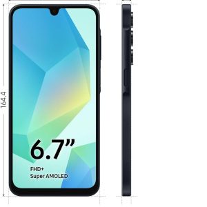 Pantalla 6.7 Pulgadas, Procesador Exynos, 4 GB RAM, 128 GB Cámaras Trasera triple: 50 MP (principal) + 5 MP Frontal: 13 MP, Batería 5000 mAh