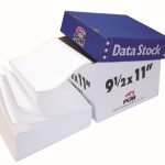 Papel PCM DS00223000B, DATA STOCK 9½ X 5½ 2T C/3000 BCO