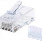 Plug Cat6 INTELLINET 790611, Transparente