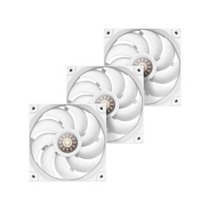 Ventilador DeepCool FT12 3 en 1, 120mm, 500-2150 RPM, Blanco R-FT12-WHWPN3-G