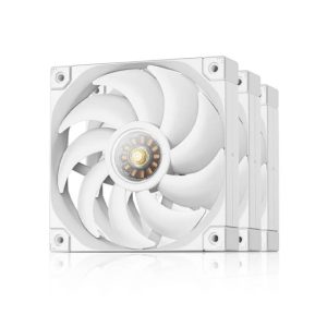 Ventilador DeepCool FT12 3 en 1, 120mm, 500-2150 RPM, Blanco R-FT12-WHWPN3-G