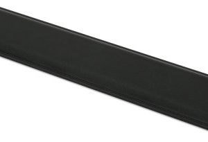 425520 Reposamuñecas soporte ergonómico para el teclado, Superficie resistente al agua, memory foam, base antideslizante, negro