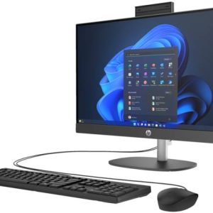 Computadora de escritorio All in One HP 240 G10 23.8 (9P4K1LA#ABM) Procesador Intel i5-1335U, Disco Duro SSD de 512 GB, Memoria 8 GB de RAM DDR4-3200 Windo