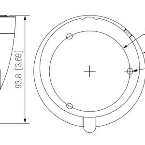 DAHUA HAC-HDW1200CLQN-IL-A - Camara Domo de 2 Megapixeles/ Dual Inteligente + FullColor/2.8 mm/ 102°a/ 20 Metros de IR y Luz Visible/ Microfono