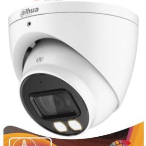 DAHUA HAC-HDW1200T-IL-A - Camara Domo de 2 Megapixeles/ Dual Inteligente + Full Color/ Lente de 2.8 mm/ 102 Grados de Apertura/ Microfono / 40 M IR