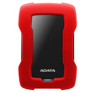 Disco Duro Externo ADATA HD330, 1 TB, USB 3.2 Gen 1, 2.5 pulgadas, Rojo