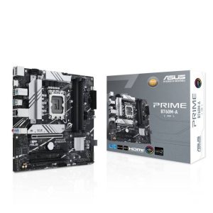 MB ASUS PRIME B760M-A-CSM Intel ® Socket LGA1700 para procesadores Intel ® Core™ de 14.ª , 13.ª y 12.ª generacion, Micro-ATX