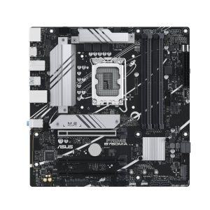 MB ASUS PRIME B760M-A-CSM Intel ® Socket LGA1700 para procesadores Intel ® Core™ de 14.ª , 13.ª y 12.ª generacion, Micro-ATX
