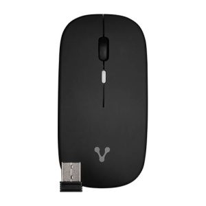 MOUSE VORAGO MO-307 INALAMBRICO HASTA 1600 DPI RECARGABLE TIPO C NEGRO RGB