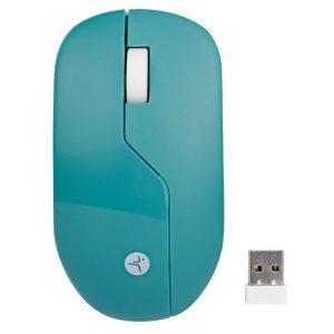 Mouse Inalámbrico ARMOR&nbsp; Recargable TECHZONE color Verde, 1200 DPI, 3 Botones.