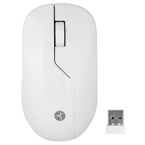 Mouse Inalámbrico ARMOR&nbsp; Recargable TECHZONE color Blanco, 1200 DPI, 3 Botones.